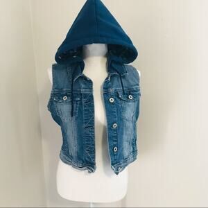 Amethyst Jean Hooded Vest